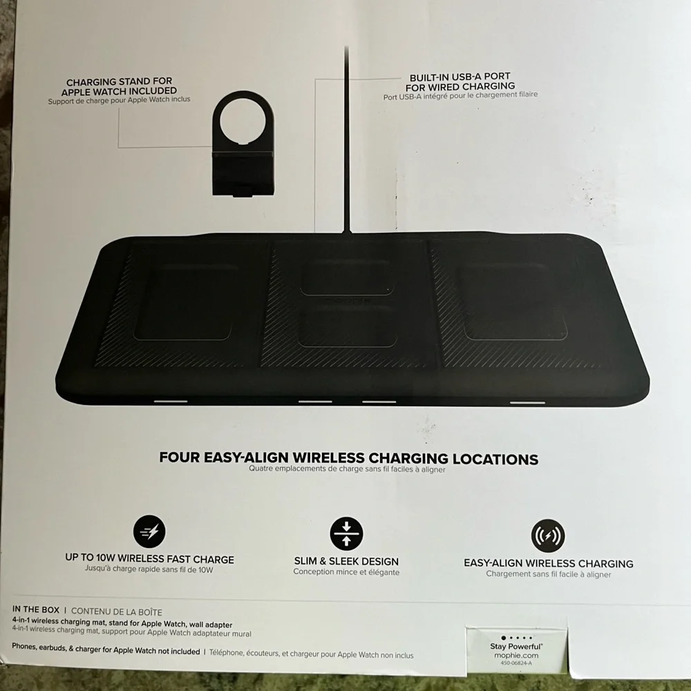 Mophie Wireless Charging Mat - Black